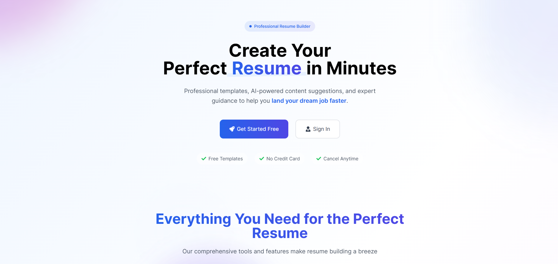 Pro Resume Builder